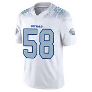 White Men's Matt Milano Buffalo Bills Limited 2025 Rivalries Collection Jersey
