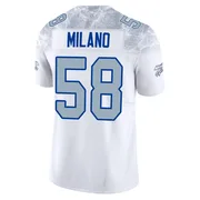 White Men's Matt Milano Buffalo Bills Limited 2025 Rivalries Collection Jersey