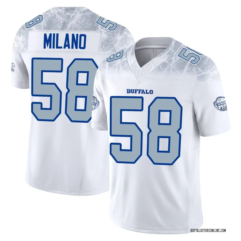 White Men's Matt Milano Buffalo Bills Limited 2025 Rivalries Collection Jersey
