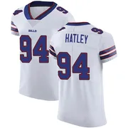 White Men's Rickey Hatley Buffalo Bills Elite Vapor Untouchable Jersey