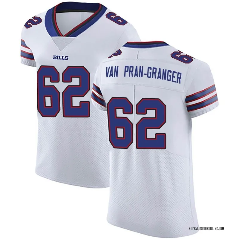 White Men's Sedrick Van Pran-Granger Buffalo Bills Elite Vapor Untouchable Jersey