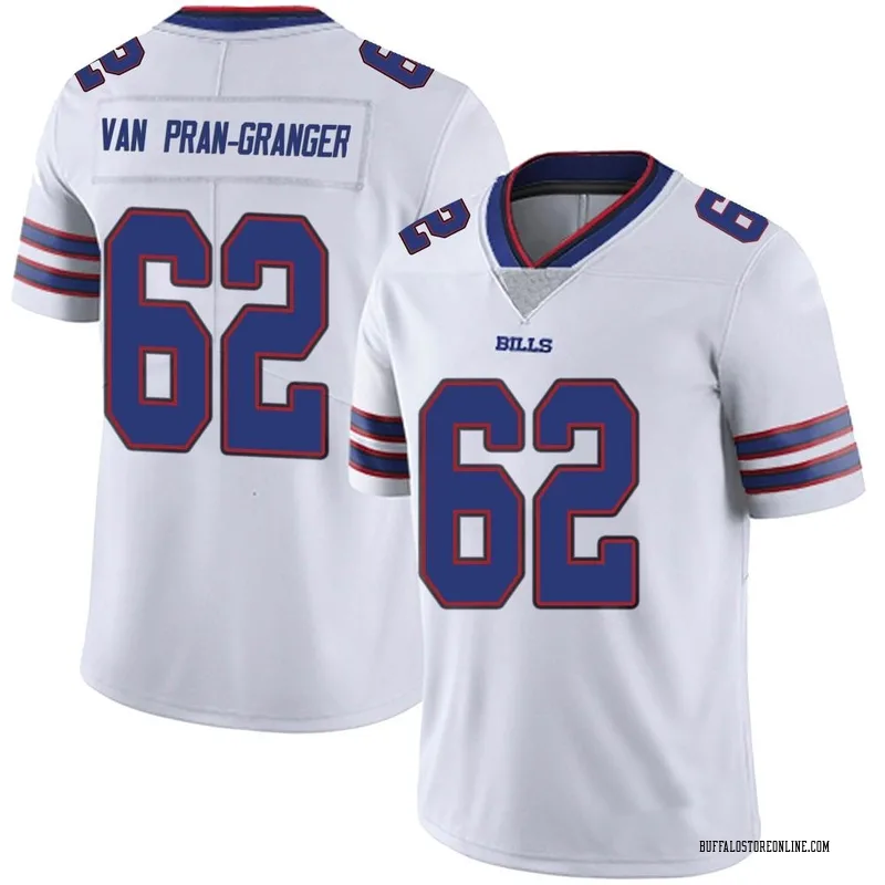 White Men's Sedrick Van Pran-Granger Buffalo Bills Limited Color Rush Vapor Untouchable Jersey
