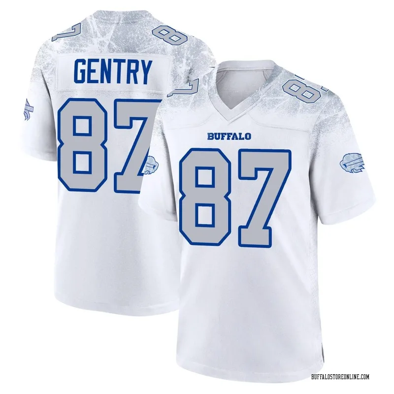 White Men's Tanner Gentry Buffalo Bills Game 2025 Rivalries Collection Jersey