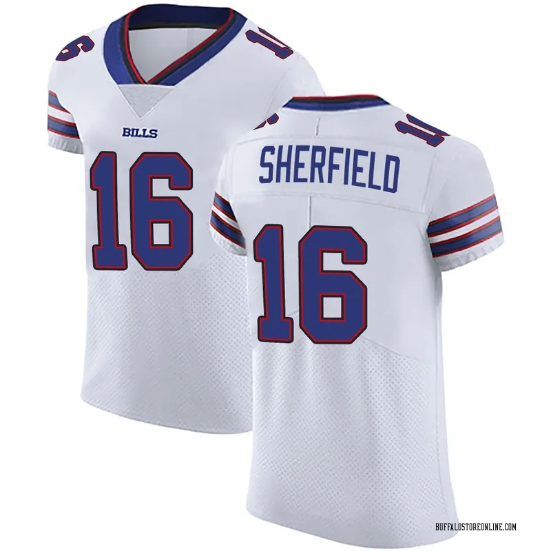 White Men's Trent Sherfield Buffalo Bills Elite Vapor Untouchable Jersey