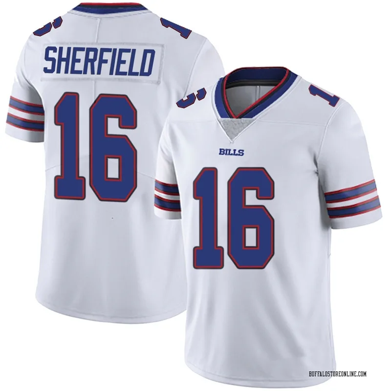 White Men's Trent Sherfield Buffalo Bills Limited Color Rush Vapor Untouchable Jersey