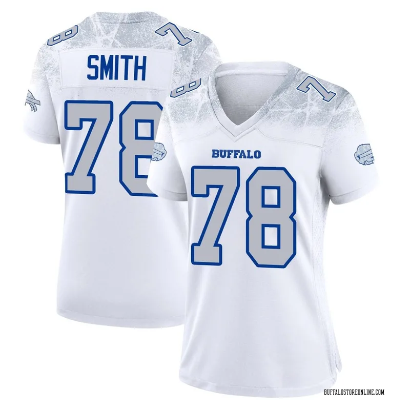 White Women's Bruce Smith Buffalo Bills Game 2025 Rivalries Collection Jersey