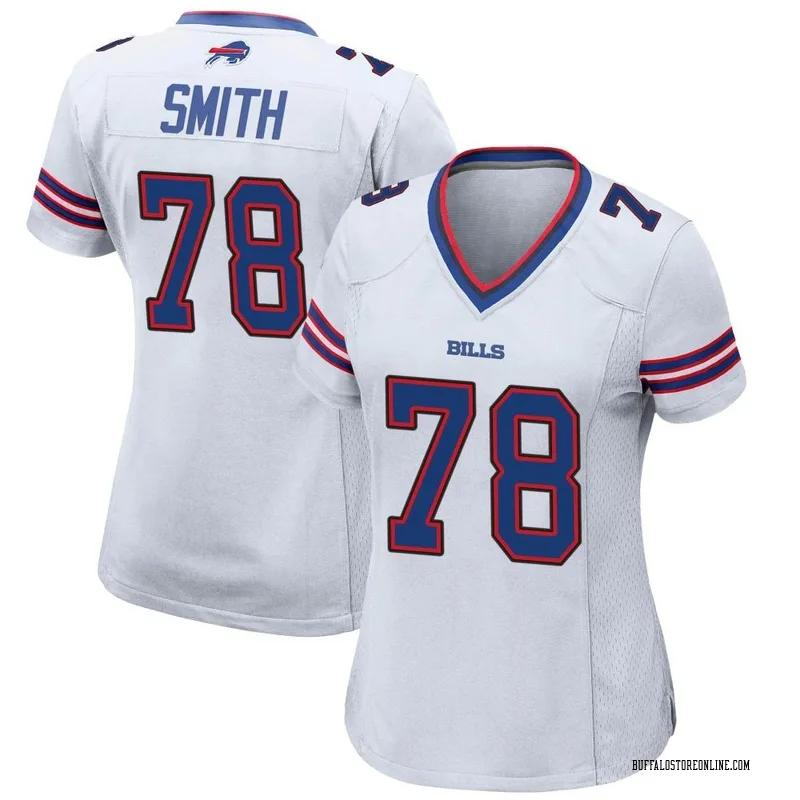 White Women's Bruce Smith Buffalo Bills Game Jersey