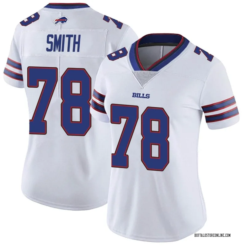 White Women's Bruce Smith Buffalo Bills Limited Color Rush Vapor Untouchable Jersey