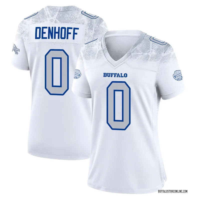 White Women's Cade Denhoff Buffalo Bills Game 2025 Rivalries Collection Jersey