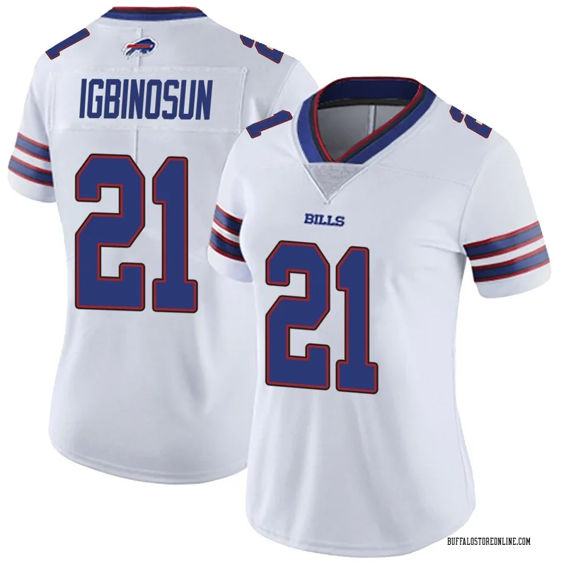 White Women's Davison Igbinosun Buffalo Bills Limited Color Rush Vapor Untouchable Jersey
