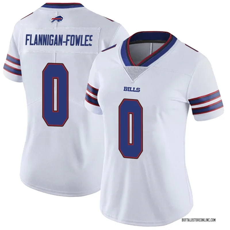 White Women's Demetrius Flannigan-Fowles Buffalo Bills Limited Color Rush Vapor Untouchable Jersey