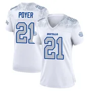White Women's Jordan Poyer Buffalo Bills Game 2025 Rivalries Collection Jersey