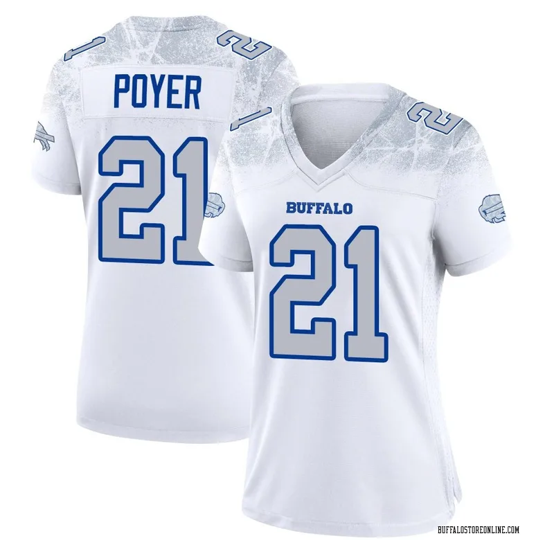 White Women's Jordan Poyer Buffalo Bills Game 2025 Rivalries Collection Jersey