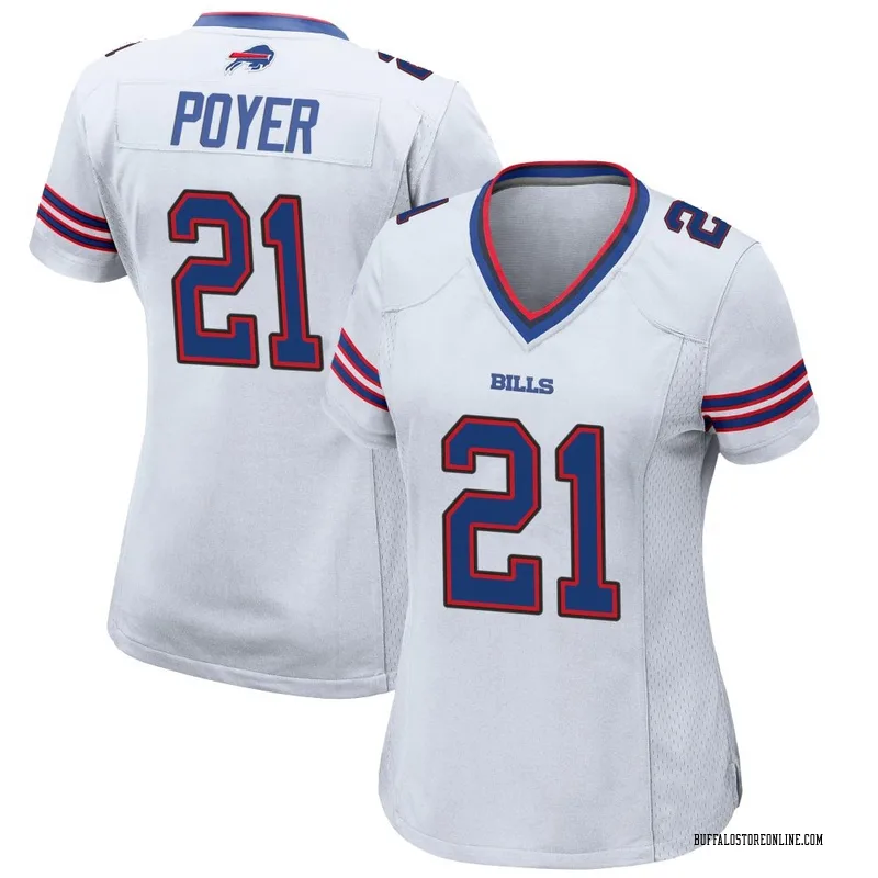 White Women's Jordan Poyer Buffalo Bills Game Jersey