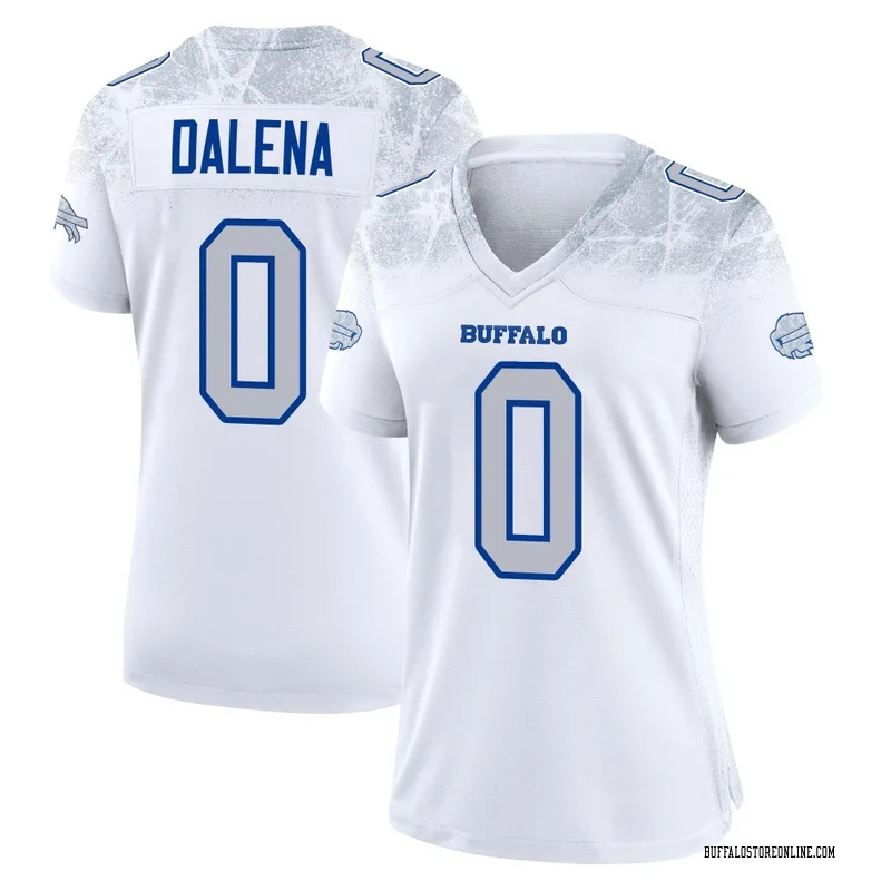 White Women's Mac Dalena Buffalo Bills Game 2025 Rivalries Collection Jersey
