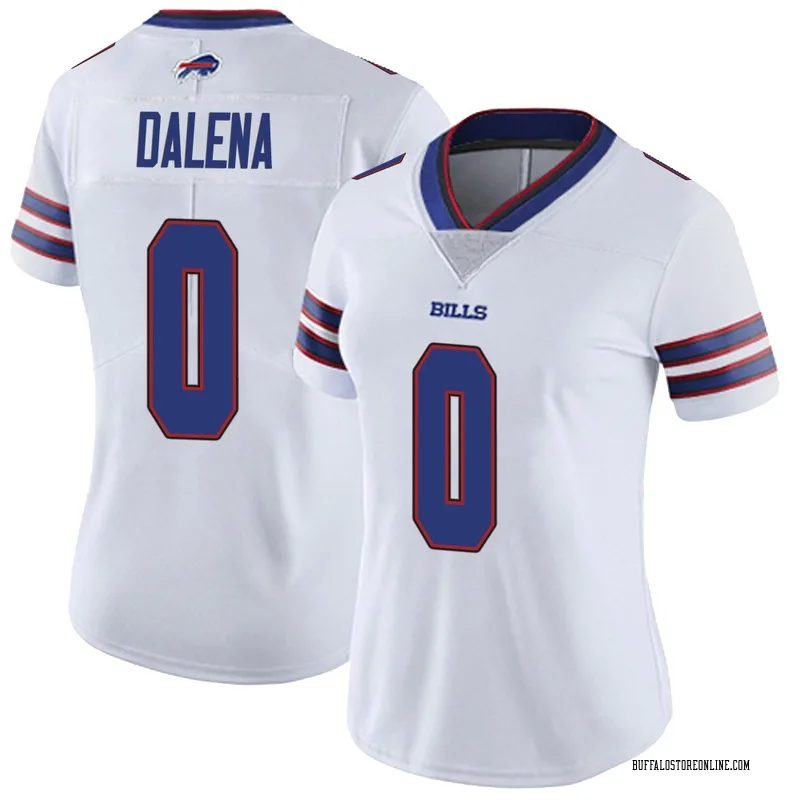 White Women's Mac Dalena Buffalo Bills Limited Color Rush Vapor Untouchable Jersey