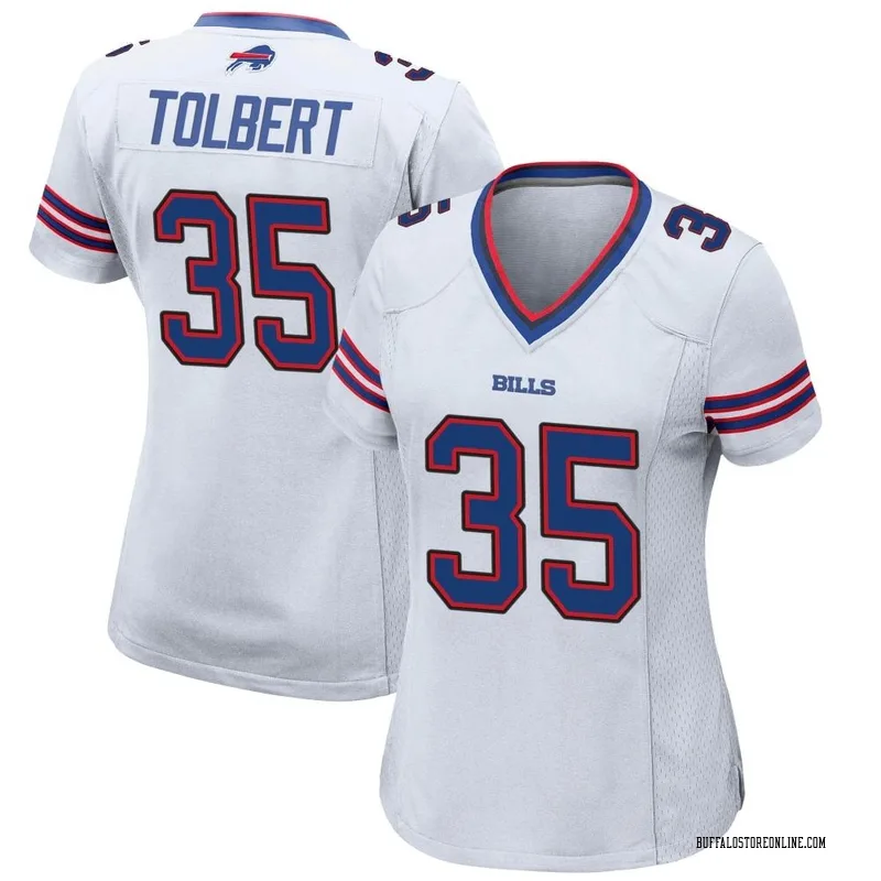White Women's Mike Tolbert Buffalo Bills Game Jersey
