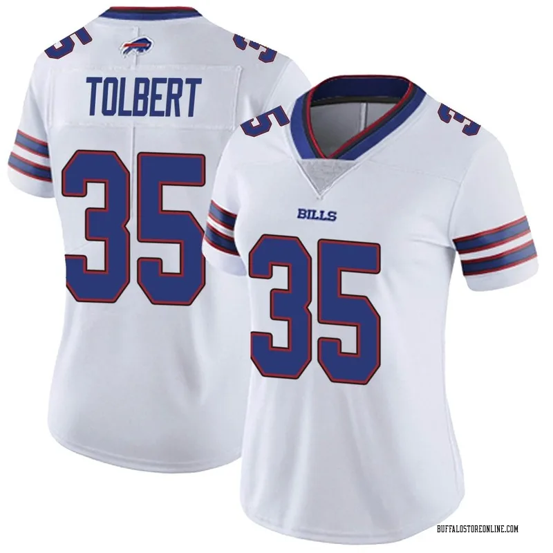 White Women's Mike Tolbert Buffalo Bills Limited Color Rush Vapor Untouchable Jersey