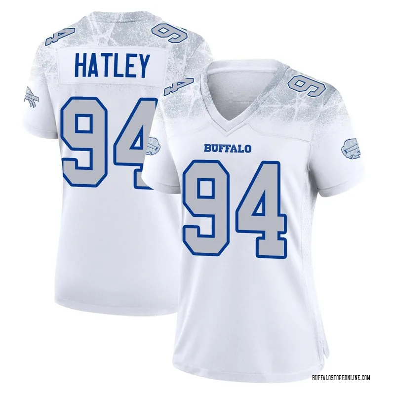 White Women's Rickey Hatley Buffalo Bills Game 2025 Rivalries Collection Jersey