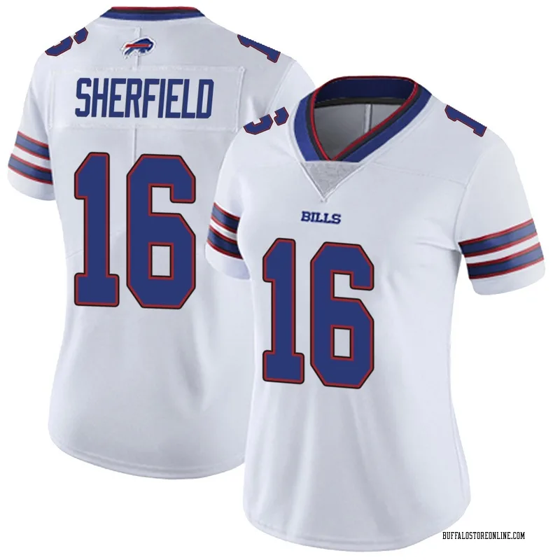 White Women's Trent Sherfield Buffalo Bills Limited Color Rush Vapor Untouchable Jersey