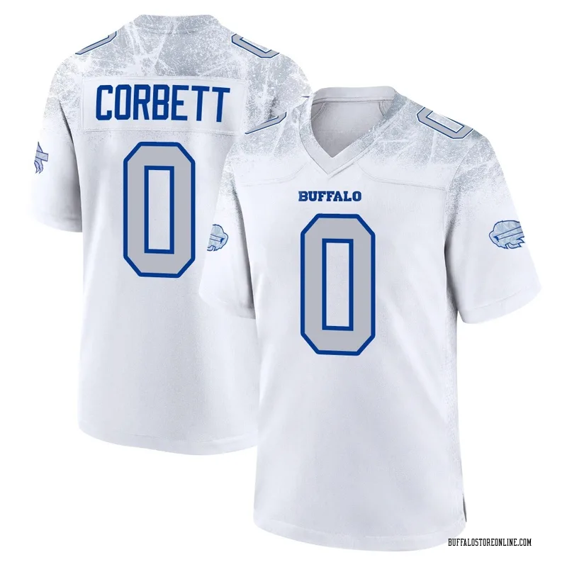 White Youth Austin Corbett Buffalo Bills Game 2025 Rivalries Collection Jersey
