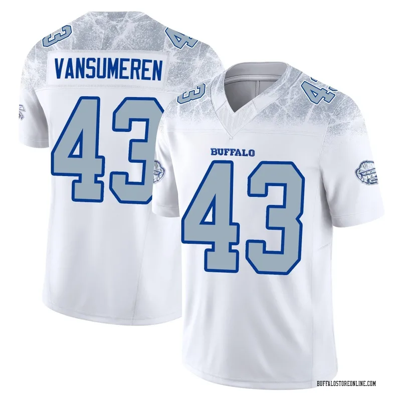 White Youth Ben VanSumeren Buffalo Bills Limited 2025 Rivalries Collection Jersey