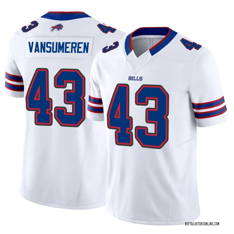 White Youth Ben VanSumeren Buffalo Bills Limited Vapor F.U.S.E. Jersey