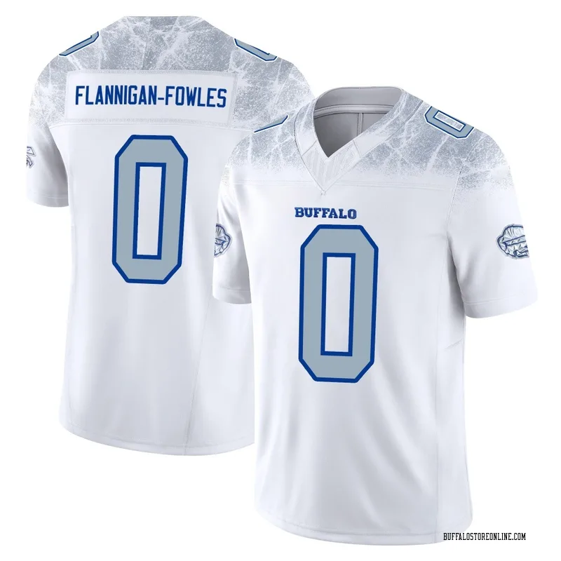 White Youth Demetrius Flannigan-Fowles Buffalo Bills Limited 2025 Rivalries Collection Jersey