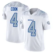 White Youth James Cook Buffalo Bills Limited 2025 Rivalries Collection Jersey