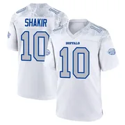 White Youth Khalil Shakir Buffalo Bills Game 2025 Rivalries Collection Jersey