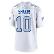 White Youth Khalil Shakir Buffalo Bills Game 2025 Rivalries Collection Jersey
