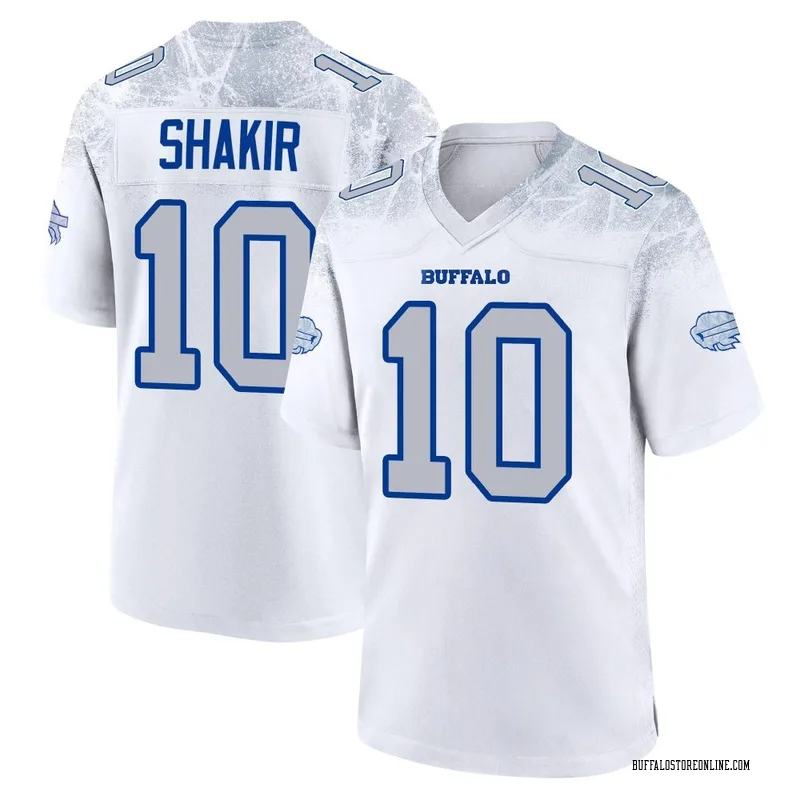 White Youth Khalil Shakir Buffalo Bills Game 2025 Rivalries Collection Jersey