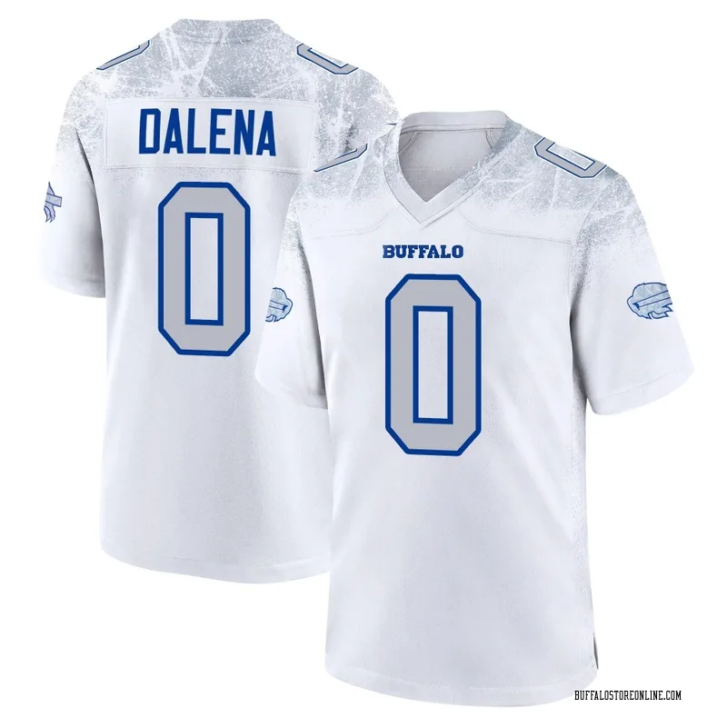 White Youth Mac Dalena Buffalo Bills Game 2025 Rivalries Collection Jersey