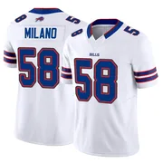 White Youth Matt Milano Buffalo Bills Limited Vapor F.U.S.E. Jersey