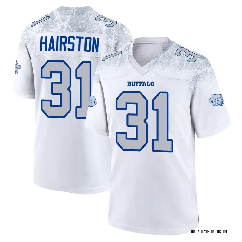 White Youth Maxwell Hairston Buffalo Bills Game 2025 Rivalries Collection Jersey
