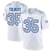White Youth Mike Tolbert Buffalo Bills Game 2025 Rivalries Collection Jersey