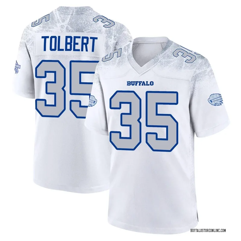 White Youth Mike Tolbert Buffalo Bills Game 2025 Rivalries Collection Jersey