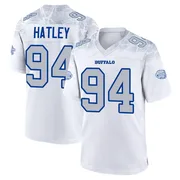 White Youth Rickey Hatley Buffalo Bills Game 2025 Rivalries Collection Jersey