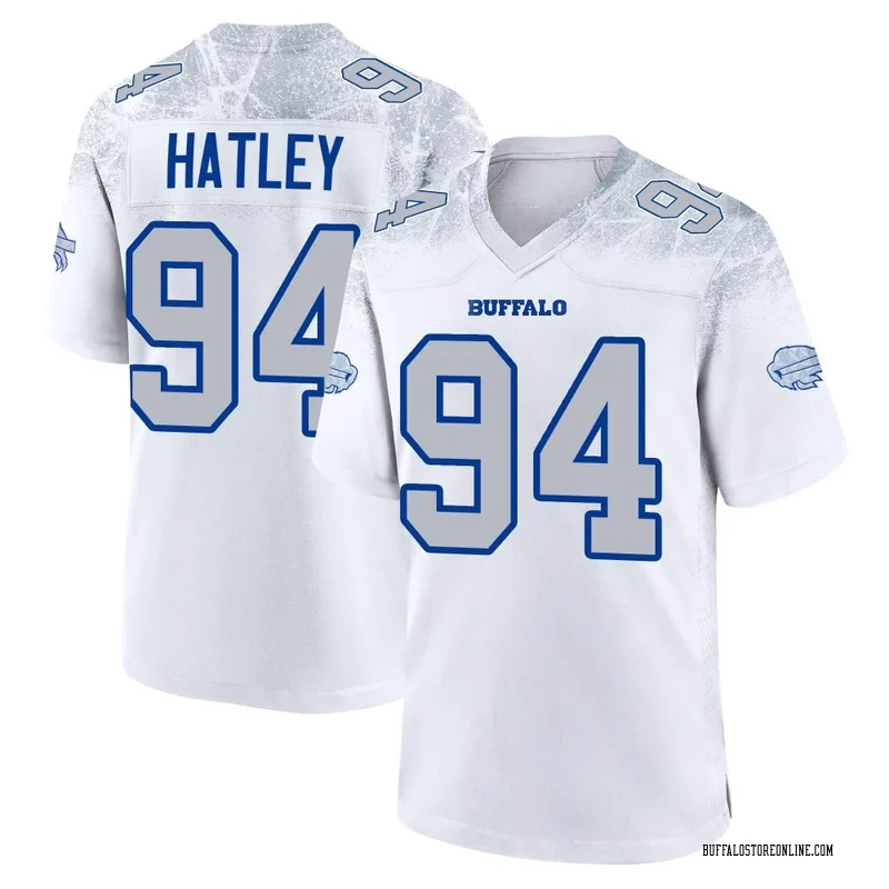 White Youth Rickey Hatley Buffalo Bills Game 2025 Rivalries Collection Jersey