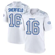 White Youth Trent Sherfield Buffalo Bills Game 2025 Rivalries Collection Jersey