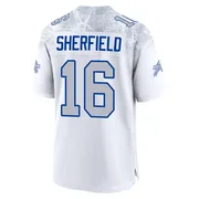 White Youth Trent Sherfield Buffalo Bills Game 2025 Rivalries Collection Jersey